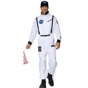 Astronaut NASA Men's Space-X Jumpsuit Halloween Costume Spirit X-Large